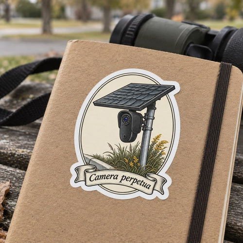 Common Roadside Flock Sticker, in use