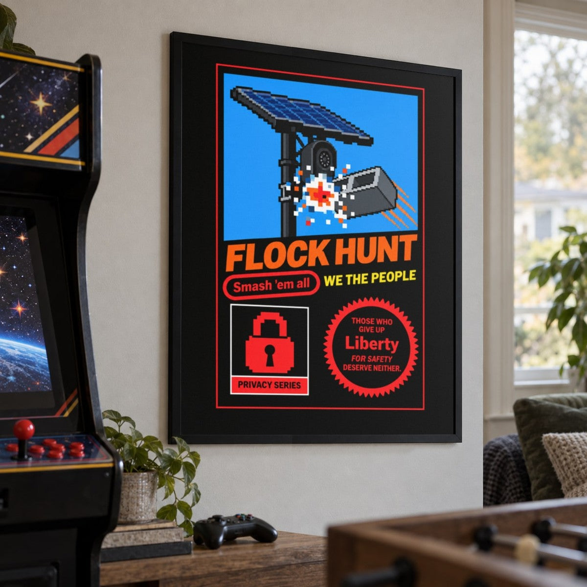 Flock Hunt Part I Poster, in use