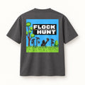 Flock Hunt Part II Tee in Dark Heather, back of the shirt